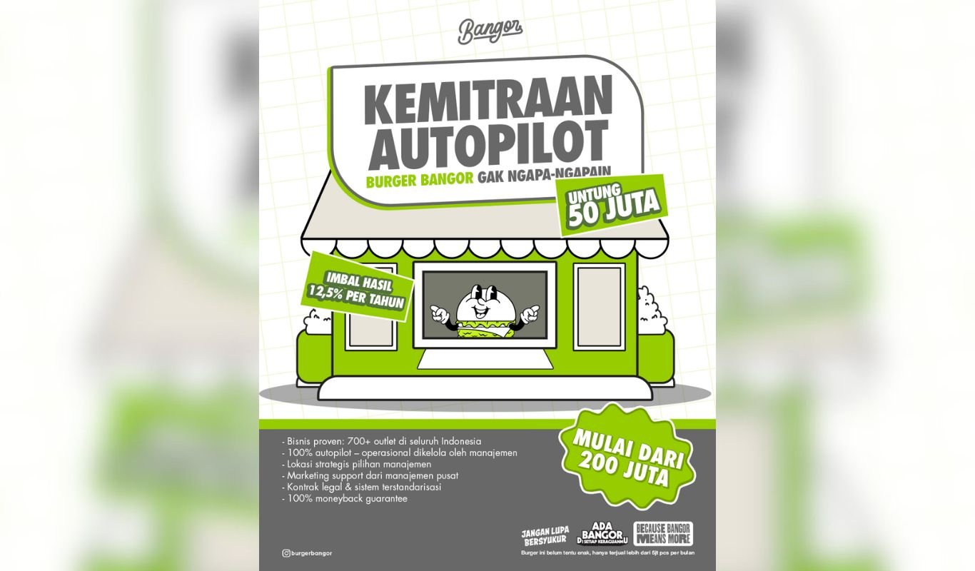 Kemitraan Bisnis Kuliner Tanpa Ribet, Ada Kemitraan Autopilot